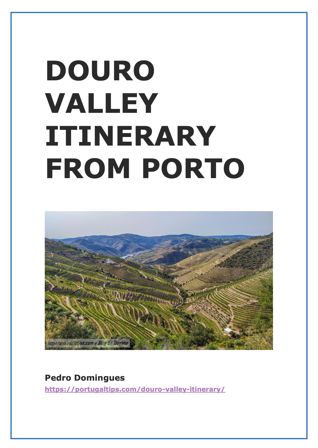 Douro Valley Itinerary in PDF
