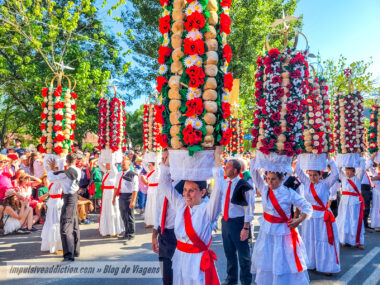 Festa dos Tabuleiros when visiting Tomar